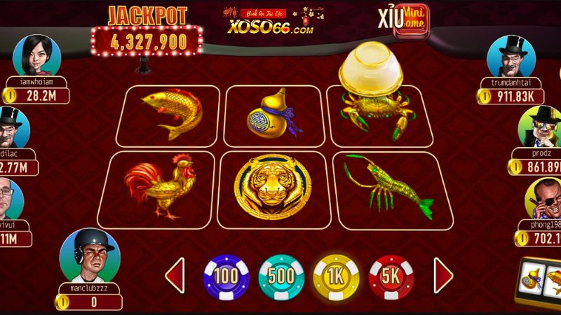 Rút tiền thưởng từ game bầu cua đổi thưởng Xoso66